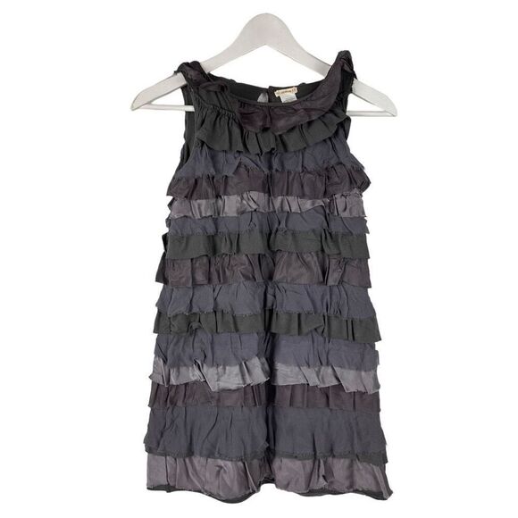 Crewcuts Ruffle Layered Grayish Purple Sleeveless Dress size 8 - Picture 1 of 7